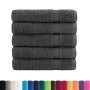 Bathroom towels 25 units 100% cotton anthracite 100x150 cm 600 gsm by , Towels - Ref: Foro24-137167, Price: 412,51 €, Discoun...