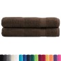 Sauna towels 2 units 100% cotton brown 80x200 cm 600 gsm by , Towels - Ref: Foro24-137242, Price: 39,40 €, Discount: %