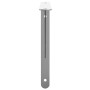 Set of 4 stainless steel shelf brackets silver 40x2.5x25 cm by , Shelves and shelves - Ref: Foro24-30300, Price: 32,75 €, Dis...