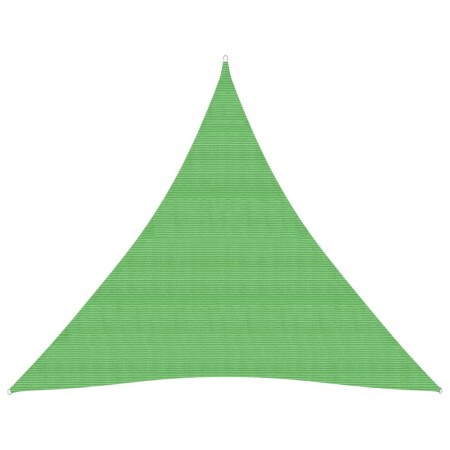 Toldo de vela HDPE verde claro 160 g/m² 4x4x4 m de vidaXL, Sombrillas - Ref: Foro24-311313, Precio: 24,99 €, Descuento: %