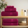 Shower towels 10 pcs 100% cotton burgundy 70x140 cm 600 gsm by , Towels - Ref: Foro24-137214, Price: 108,99 €, Discount: %