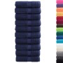 Guest towels 10 units 100% cotton navy blue 30x50cm 600gsm by , Towels - Ref: Foro24-137256, Price: 25,56 €, Discount: %