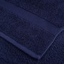 Guest towels 10 units 100% cotton navy blue 30x50cm 600gsm by , Towels - Ref: Foro24-137256, Price: 25,56 €, Discount: %