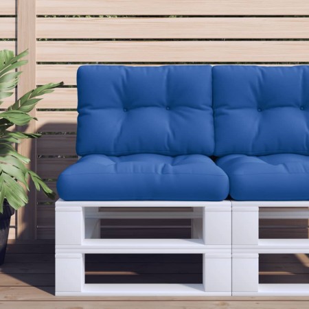 Kissen für Palettensofa aus blauem Stoff 50x40x12 cm von , Kissen für Stühle und Sofas - Ref: Foro24-360545, Preis: 17,86 €, ...