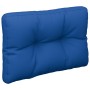 Cojín para sofá de palets de tela azul 50x40x12 cm de , Cojines para sillas y sofás - Ref: Foro24-360545, Precio: 17,99 €, De...