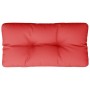 Cojín para palets de tela rojo 70x40x12 cm de , Cojines para sillas y sofás - Ref: Foro24-360585, Precio: 17,28 €, Descuento: %