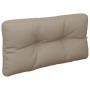 Cushion for taupe gray fabric pallets 70x40x12 cm by , Cushions for chairs and sofas - Ref: Foro24-360587, Price: 25,37 €, Di...