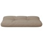 Cushion for taupe gray fabric pallets 70x40x12 cm by , Cushions for chairs and sofas - Ref: Foro24-360587, Price: 25,37 €, Di...