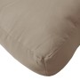 Cushion for taupe gray fabric pallets 70x40x12 cm by , Cushions for chairs and sofas - Ref: Foro24-360587, Price: 25,37 €, Di...