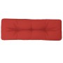 Cojín para sofá de palets de tela rojo 120x40x12 cm de , Cojines para sillas y sofás - Ref: Foro24-360629, Precio: 21,27 €, D...