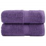 2 purple 100% cotton towels 30x30 cm 600 gsm by , Towels - Ref: Foro24-137347, Price: 9,95 €, Discount: %