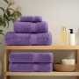 2 purple 100% cotton towels 30x30 cm 600 gsm by , Towels - Ref: Foro24-137347, Price: 9,95 €, Discount: %