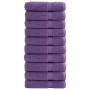 Shower towels 10 pcs 100% cotton purple 70x140 cm 600 gsm by , Towels - Ref: Foro24-137358, Price: 108,39 €, Discount: %