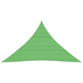 Toldo de vela verde claro HDPE 160 g/m² 3x3x4,2 m de vidaXL, Sombrillas - Ref: Foro24-311309, Precio: 22,99 €, Descuento: %