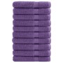 Sauna towels 10 units 100% cotton purple 80x200 cm 600 gsm by , Towels - Ref: Foro24-137364, Price: 175,18 €, Discount: %