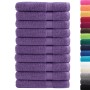 Sauna towels 10 units 100% cotton purple 80x200 cm 600 gsm by , Towels - Ref: Foro24-137364, Price: 175,18 €, Discount: %