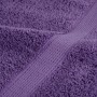 Toallas premium 4 uds 100% algodón morado 100x200 cm 600 gsm de , Toallas - Ref: Foro24-137366, Precio: 92,34 €, Descuento: %