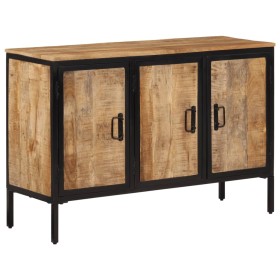 Aparador de madera maciza de mango rugosa 105x35x70 cm de , Aparadores - Ref: Foro24-374079, Precio: 258,52 €, Descuento: %