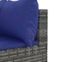 Gartensofa-Set und Kissen, 10-teilig, aus grauem Kunst-Rattan. von , Gartensets - Ref: Foro24-3308335, Preis: 584,56 €, Rabat...