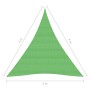 Light green HDPE sail shade 160 g/m² 3x4x5 m by vidaXL, Umbrellas - Ref: Foro24-311310, Price: 29,90 €, Discount: %