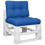 Cushions for pallets, 2 units, royal blue fabric. by , Cushions for chairs and sofas - Ref: Foro24-360655, Price: 34,47 €, Di...