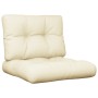 Cushions for pallet sofa, 2 units, cream fabric. by , Cushions for chairs and sofas - Ref: Foro24-360669, Price: 44,07 €, Dis...