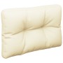 Cushions for pallet sofa, 2 units, cream fabric. by , Cushions for chairs and sofas - Ref: Foro24-360669, Price: 44,07 €, Dis...