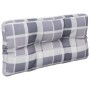 Palettenkissen, 2 Stück, grau kariertes Stoff von , Kissen für Stühle und Sofas - Ref: Foro24-360725, Preis: 47,36 €, Rabatt: %