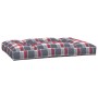 Cushions for pallets, 2 units, red checkered fabric. by , Cushions for chairs and sofas - Ref: Foro24-360746, Price: 73,48 €,...