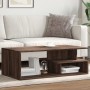 Engineered wood brown oak coffee table 102x55x35 cm by , Coffee table - Ref: Foro24-848016, Price: 82,99 €, Discount: %