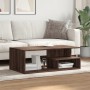 Engineered wood brown oak coffee table 102x55x35 cm by , Coffee table - Ref: Foro24-848016, Price: 82,76 €, Discount: %