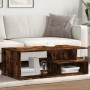 Mesa de centro madera de ingeniería roble ahumado 102x55x35 cm de , Mesas de centro - Ref: Foro24-848014, Precio: 80,99 €, De...