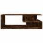 Mesa de centro madera de ingeniería roble ahumado 102x55x35 cm de , Mesas de centro - Ref: Foro24-848014, Precio: 80,99 €, De...