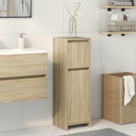 Armario de baño madera contrachapada color roble 30x30x95 cm de , Muebles de baño - Ref: Foro24-849607, Precio: 54,03 €, Desc...