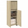 Armario de baño madera contrachapada color roble 30x30x95 cm de , Muebles de baño - Ref: Foro24-849607, Precio: 54,03 €, Desc...