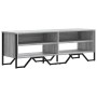 TV stand made of gray Sonoma engineered wood, measuring 122x34x41 cm. by , TV Furniture - Ref: Foro24-848572, Price: 76,75 €,...