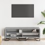 TV stand made of gray Sonoma engineered wood, measuring 122x34x41 cm. by , TV Furniture - Ref: Foro24-848572, Price: 76,75 €,...