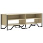 TV stand made of engineered wood in Sonoma oak, 122x34x41 cm by , TV Furniture - Ref: Foro24-848570, Price: 74,57 €, Discount: %