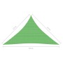 Light green HDPE sail shade 160 g/m² 3.5x3.5x4.9 m by vidaXL, Umbrellas - Ref: Foro24-311312, Price: 21,70 €, Discount: %