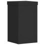 Plant stands 2 units engineered wood black 10x10x18 cm by , Pot stands - Ref: Foro24-852880, Price: 21,65 €, Discount: %