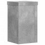 Plant stands 2 units gray wood concrete 10x10x18 cm by , Pot stands - Ref: Foro24-852882, Price: 21,14 €, Discount: %