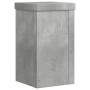 Plant stands 2 units gray wood concrete 10x10x18 cm by , Pot stands - Ref: Foro24-852882, Price: 21,14 €, Discount: %