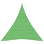 Toldo de vela HDPE verde claro 160 g/m² 5x6x6 m de vidaXL, Sombrillas - Ref: Foro24-311318, Precio: 49,73 €, Descuento: %