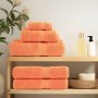 4 units of 100% cotton orange towels 30x30 cm 600 gsm by , Towels - Ref: Foro24-137372, Price: 12,99 €, Discount: %