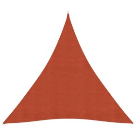 Terracotta HDPE sail awning 160 g/m² 4.5x4.5x4.5 m by vidaXL, Umbrellas - Ref: Foro24-311370, Price: 35,99 €, Discount: %