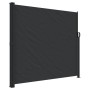 Retractable black side awning 180x500 cm by , Umbrellas - Ref: Foro24-4004444, Price: 112,63 €, Discount: %