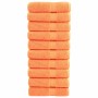 Bathroom towels 10 units 100% cotton green 100x150 cm 600 gsm by , Towels - Ref: Foro24-137385, Price: 165,89 €, Discount: %