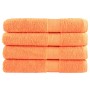 Sauna towels 4 units 100% cotton orange 80x200 cm 600 gsm by , Towels - Ref: Foro24-137387, Price: 74,27 €, Discount: %