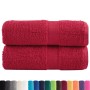 Guest towels 2 units 100% cotton red 30x50 cm 600 gsm by , Towels - Ref: Foro24-137398, Price: 11,48 €, Discount: %