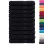 Sauna towels 10 units 100% cotton black 80x100 cm 600 gsm by , Towels - Ref: Foro24-137436, Price: 174,99 €, Discount: %